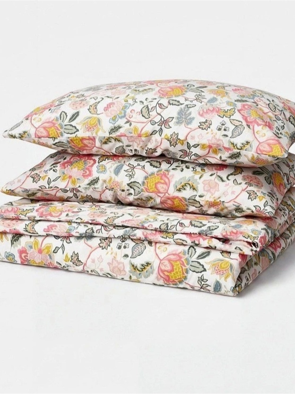 IKEA DAGGSALVIA King Floral Duvet Cover & Pillowcases